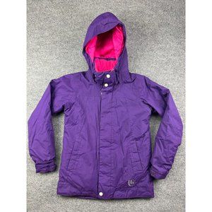 Burton Kids Purple Raincoat with Pink Lining